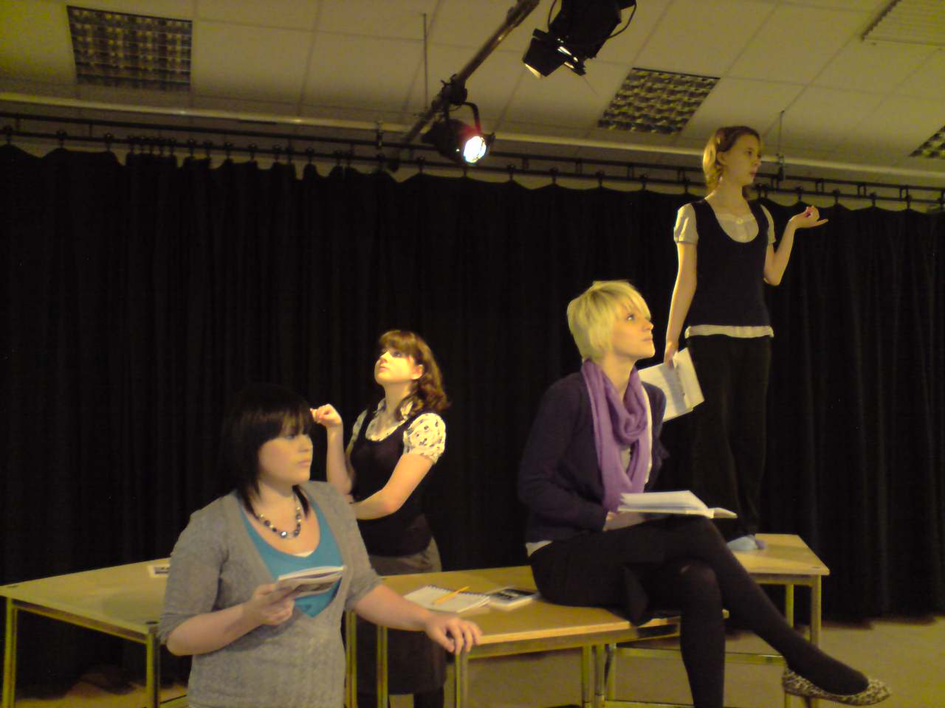 Drama - AS / A2 pupils in rehearsal